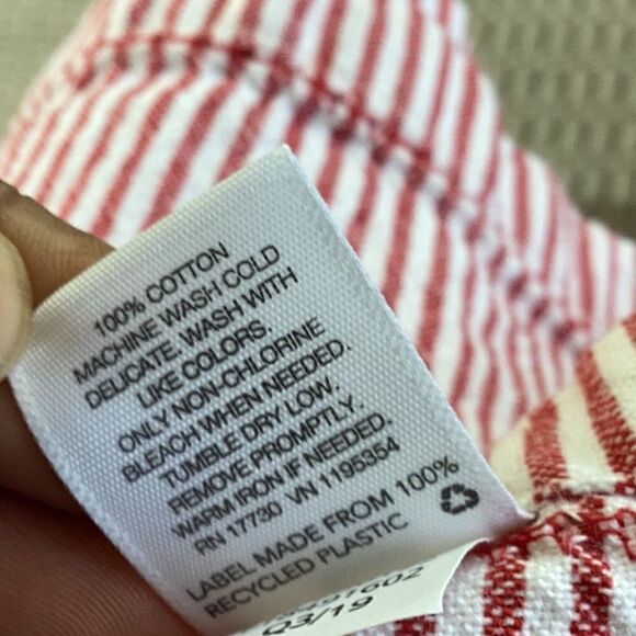 Threshold Cloth Candy Stripe Table Napkins (4) - Picture 5 of 5